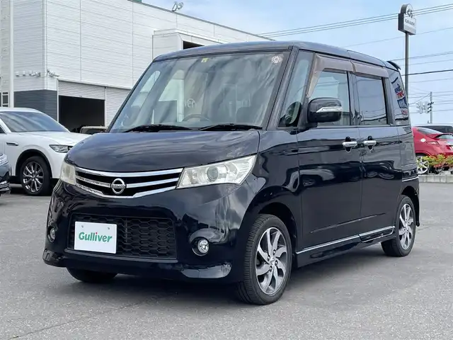 日産 ルークス ハイウェイスター アーバンセレ 道央・札幌 2010(平22)年 8.5万km ブルーイッシュブラック 登録時走行距離84/277ｋｍ/　４　Ｗ　Ｄ　/純正ＨＤＤナビ（CD/DVD/FM/AM/SD）/ワンセグ（走行中視聴不可）/バックカメラ/ウィンカーミラー/ドアバイザー/プッシュスタート/両側パワースライドドア/ETC/スマートキー/ドライブレコーダー/ベンチシート/純正フロアマット/シートヒーター（運転席）/盗難防止装置/オートライト/社外エンジンスターター/フォグランプ/電動格納ミラー/バニティミラー/ミラーヒーター/ワイパー間欠時間コントローラー/積込冬タイヤ（純正AW/165/55/R14/18年製/溝7ｍｍ）