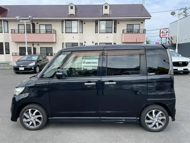 日産 ルークス ハイウェイスター アーバンセレ 道央・札幌 2010(平22)年 8.5万km ブルーイッシュブラック 登録時走行距離84/277ｋｍ/　４　Ｗ　Ｄ　/純正ＨＤＤナビ（CD/DVD/FM/AM/SD）/ワンセグ（走行中視聴不可）/バックカメラ/ウィンカーミラー/ドアバイザー/プッシュスタート/両側パワースライドドア/ETC/スマートキー/ドライブレコーダー/ベンチシート/純正フロアマット/シートヒーター（運転席）/盗難防止装置/オートライト/社外エンジンスターター/フォグランプ/電動格納ミラー/バニティミラー/ミラーヒーター/ワイパー間欠時間コントローラー/積込冬タイヤ（純正AW/165/55/R14/18年製/溝7ｍｍ）