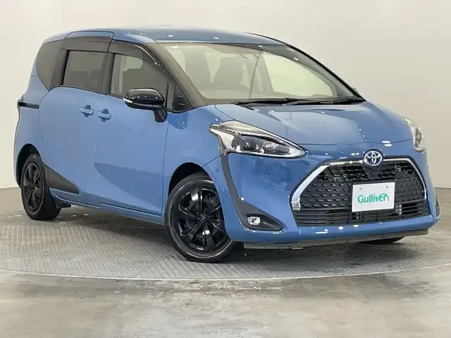 トヨタ シエンタ ハイブリッド G セーフティエディションⅡ 栃木県 2022(令4)年 1.3万km メテオブルーマイカM 純正ナビ/（CD/DVD/Bluetooth/フルセグＴＶ）/バックカメラ/トヨタセーフティセンス/コーナーセンサー前後/ＥＴＣ/前後ドライブレコーダー/両側パワースライドドア/オートライト/LEDヘッドライト/横滑り防止装置/スマートキー/プッシュスタート/電動格納ミラー/純正フロアマット