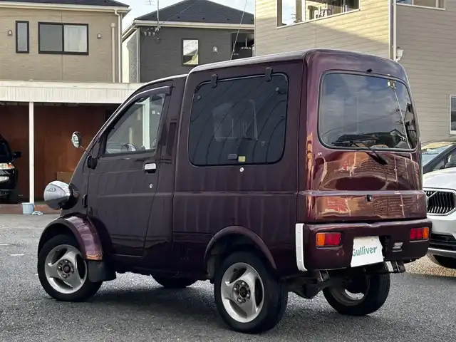 ダイハツ ミゼットⅡ カーゴカスタム 静岡県 1999(平11)年 14.4万km ワイン ユーザー買取車両/社外ステアリング(NARDI)/社外14インチAW/保証書/取扱説明書