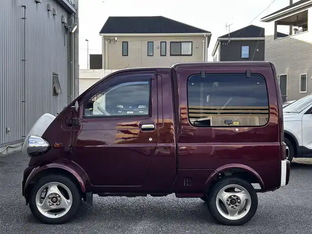 ダイハツ ミゼットⅡ カーゴカスタム 静岡県 1999(平11)年 14.4万km ワイン ユーザー買取車両/社外ステアリング(NARDI)/社外14インチAW/保証書/取扱説明書