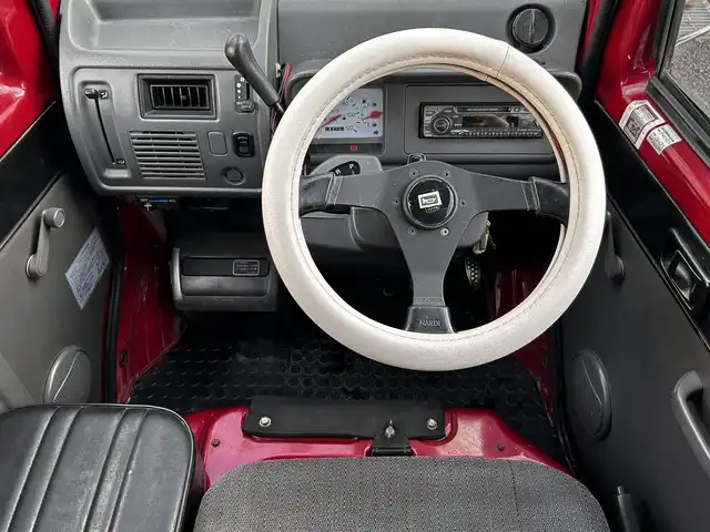 ダイハツ ミゼットⅡ カーゴカスタム 静岡県 1999(平11)年 14.4万km ワイン ユーザー買取車両/社外ステアリング(NARDI)/社外14インチAW/保証書/取扱説明書