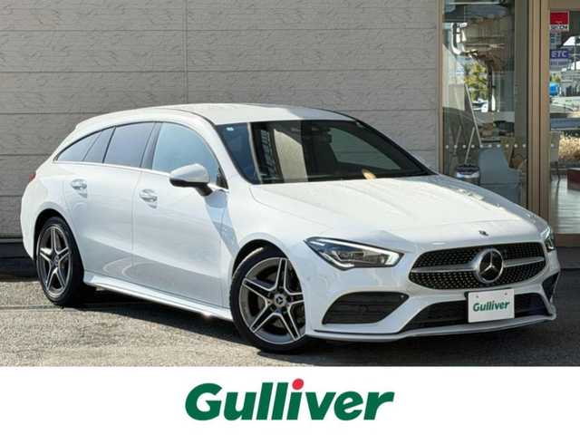 メルセデス・ベンツ ＣＬＡ２００ｄ Sブレーク AMGライン 兵庫県 2021(令3)年 4.7万km 白 純正ナビ/(BT/USB/フルセグTV)/全周囲カメラ/ETC2.0/衝突軽減ブレーキ/レーダークルーズコントロール/前後コーナーセンサー/ハーフレザーシート/前席シートヒーター/前席パワーシート/電動パーキングブレーキ/LEDヘッドライト/オートライト/フォグランプ/ステアリングリモコン/スマートキー/電動格納ミラー/純正フロアマット/純正アルミ18インチ