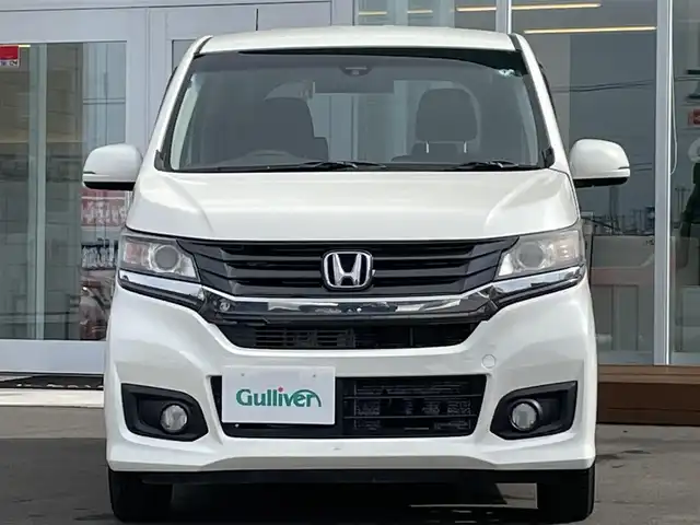 ホンダ Ｎ ＷＧＮ カスタム G Aパッケージ 道央・札幌 2014(平26)年 11.4万km プレミアムホワイトパール ・４WD/・CTBA/・社外ナビ/　CD＆BT＆USB＆TV/・クルーズコントロール/・オートエアコン/・オートライト/・ミラーヒーター/・ハーフレザーシート/・ETC/・プッシュスタート/・スマートキー/・電動格納ミラー/・社外エンジンスターター/・フロアマット/・ドアバイザー/・ウィンカーミラー/・フォグライト/・カーテンエアバック/・横滑り防止装置