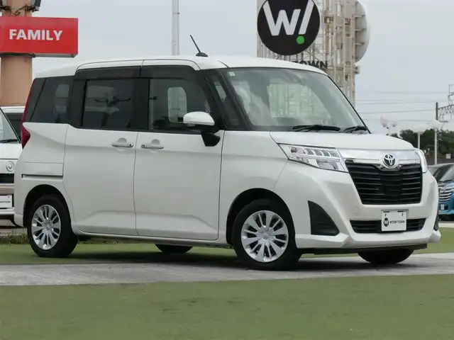 トヨタ ルーミー G S 千葉県 2018(平30)年 3.4万km パールホワイトⅢ スマートアシストII/クルーズコントロール/エコアイドル/両側パワースライドドア/純正SDナビ/ワンセグTV/【DVD/CD再生可　Bluetooth接続】/バックカメラ/ドライブレコーダー/ステアリングスイッチ/ETC/LEDヘッドライト/リアコーナーセンサー/スマートキー