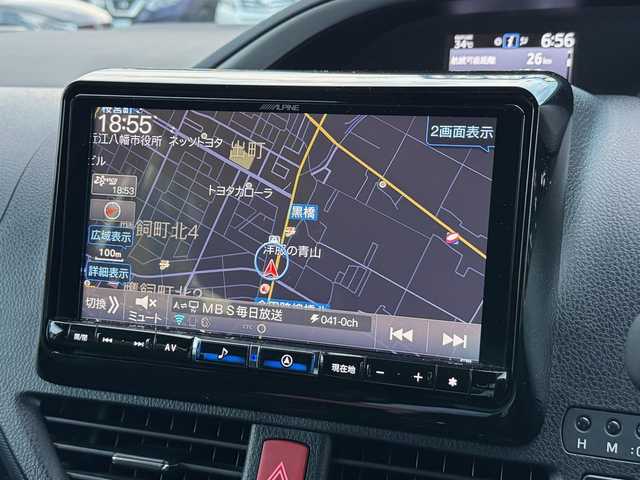 トヨタ ヴォクシー ハイブリッド ZS 煌Ⅲ 滋賀県 2021(令3)年 3.7万km ホワイトパールクリスタルシャイン ワンオーナー/アルパインBIGX/　フルセグ Bluetooth CD DVD AM FM/バックカメラ/コーナーカメラ/トップカメラ/アルパインフリップダウンモニター/ドライブレコーダー前後/ETC/Toyota Safety Sense/プリクラッシュセーフティ/（歩行者［昼］検知機能付衝突回避支援タイプ/　レーザーレーダー＋単眼カメラ方式）/レーンディパーチャーアラート/オートマチックハイビーム/先行車発進告知機能/クリアランスソナー/Bi-Beam LEDヘッドランプ/（オートレベリング機能付 ブラックエクステンション加飾）　　　　 /  ＋LEDクリアランスランプ/LEDフロントフォグランプ/両側パワースライドドア/純正16インチアルミ/スマートキー×2/プッシュスタート/