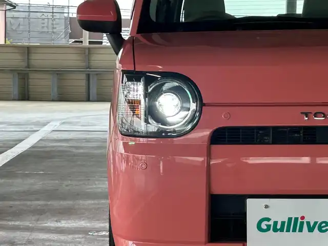 ダイハツ ミラ トコット X SA Ⅲ 静岡県 2018(平30)年 1.8万km ジューシーピンクM 純正ＳＤナビ　/ＬＥＤヘッドライト　/前後ドライブレコーダー　/ＥＴＣ　/バックカメラ　/プッシュスタート　/スマートキー　/前後コーナーセンサー　/盗難防止装置　/衝突軽減システム　/横滑り防止装置　/アイドリングストップ/純正フロアマット/フラットシート/Wエアバッグ/ドアバイザー