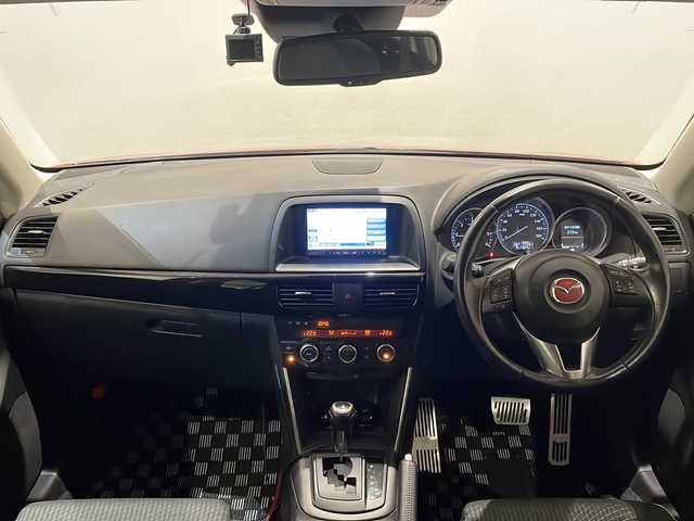 マツダ ＣＸ－５ XD 新潟県 2013(平25)年 15.2万km ソウルレッドプレミアムメタリック ドライブレコーダー/クルーズコントロール/ビルトインETC/バックカメラ/純正メモリーナビ/・フルセグ/・Bluetooth/・CD/DVD/・AM/FM/プッシュスタート/オートライト/オートエアコン/純正フロアマット