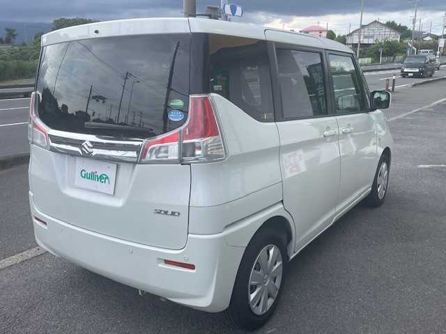 スズキ ソリオ G 神奈川県 2018(平30)年 12万km ピュアホワイトP 社外メモリナビ/バックカメラ/プッシュスタート/片側パワースライドドア/ETC