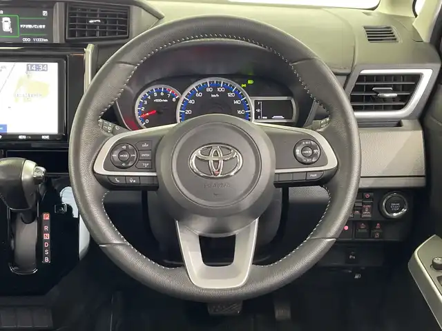 トヨタ ルーミー カスタムG 栃木県 2022(令4)年 1.2万km クールバイオレットクリスタルシャイン 純正メモリナビ/（CD/DVD/フルセグTV/Bluetooth/USB/SD）/バックカメラ/コーナーセンサー/ビルトインETC2.0/前後ドライブレコーダー/両側パワースライドドア/禁煙車/オートライト/LEDヘッドライト/横滑り防止装置/スマートキー/プッシュスタート/アイドリングストップ/革巻きステアリング/ウィンカーミラー/純正14インチアルミホイール/純正フロアマット