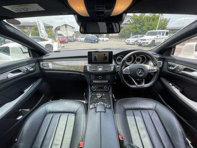 メルセデス・ベンツ ＣＬＳ４００ 栃木県 2016(平28)年 5.2万km ダイヤモンドホワイト レーダーセーフティパッケージ/サンルーフ/黒革シート/ナビ/フルセグTV/全方位カメラ/ETC/パークトロニック /電動トランクリッド/キーレスゴー/PRE-SAFE/レーンキープアシスト/ブラインドスポット /パワーシート /シートヒーター全席/LEDヘッドライト/オートライト