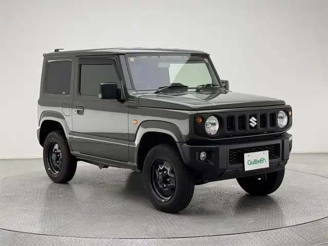 スズキ ジムニー XL 兵庫県 2020(令2)年 2.4万km ジャングルグリーン ４WD/5速MT/トランスファー/社外SDナビ（AVN-D10W）/（フルセグ/CD/DVD/SD/Bluetooth）/バックカメラ/ETC/前方ドライブレコーダー/前席シートヒーター/純正マット・ドアバイザー/フォグ/ヘッドライトレベライザー/電動格納ミラー