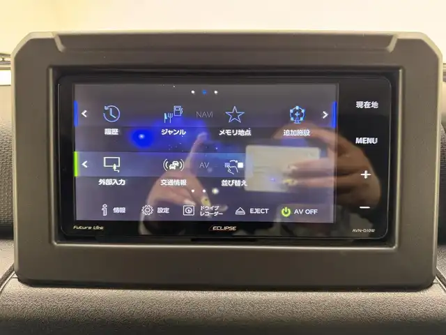 スズキ ジムニー XL 兵庫県 2020(令2)年 2.4万km ジャングルグリーン ４WD/5速MT/トランスファー/社外SDナビ（AVN-D10W）/（フルセグ/CD/DVD/SD/Bluetooth）/バックカメラ/ETC/前方ドライブレコーダー/前席シートヒーター/純正マット・ドアバイザー/フォグ/ヘッドライトレベライザー/電動格納ミラー