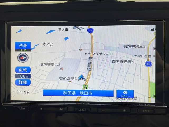 トヨタ ルーミー カスタムG 秋田県 2024(令6)年 0.6万km ブラックマイカメタリック ４ＷＤ/社外ナビ/　(AM/AM/Bluetooth)/バックカメラ/レーダークルーズコントロール/両側パワースライドドア/ウェルカムオープン/オートブレーキホールド/オートライト/LEDヘッドライト/スマートキー/スペアキー/純正フロアマット/ETC/取扱説明書/保証書