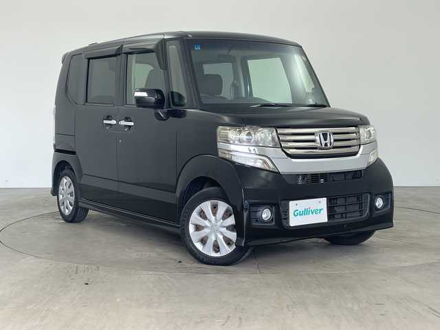 ホンダ Ｎ ＢＯＸ カスタム G 兵庫県 2014(平26)年 8.4万km スマートブラック ・社外SDナビ/・バックカメラ/・CD・AM・FM・TV/・片側パワースライドドア/・横滑り防止装置/・アイドリングストップ/・ETC/・ECON/・ドアバイザー/・ステアリングスイッチ/・純正フロアマット/・スマートキー/・HIDヘッドライト/・フォグランプ/・プッシュスタート/・取扱説明書/・保証書