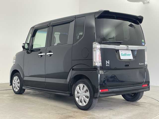 ホンダ Ｎ ＢＯＸ カスタム G 兵庫県 2014(平26)年 8.4万km スマートブラック ・社外SDナビ/・バックカメラ/・CD・AM・FM・TV/・片側パワースライドドア/・横滑り防止装置/・アイドリングストップ/・ETC/・ECON/・ドアバイザー/・ステアリングスイッチ/・純正フロアマット/・スマートキー/・HIDヘッドライト/・フォグランプ/・プッシュスタート/・取扱説明書/・保証書