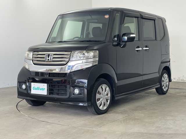 ホンダ Ｎ ＢＯＸ カスタム G 兵庫県 2014(平26)年 8.4万km スマートブラック ・社外SDナビ/・バックカメラ/・CD・AM・FM・TV/・片側パワースライドドア/・横滑り防止装置/・アイドリングストップ/・ETC/・ECON/・ドアバイザー/・ステアリングスイッチ/・純正フロアマット/・スマートキー/・HIDヘッドライト/・フォグランプ/・プッシュスタート/・取扱説明書/・保証書