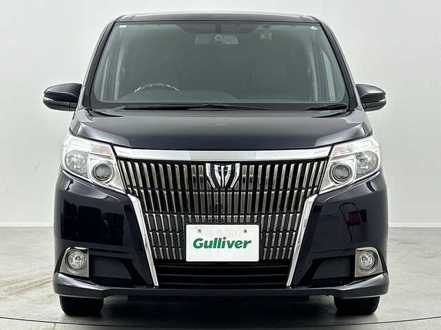 トヨタ エスクァイア Gi 福島県 2015(平27)年 6.5万km スパークリングブラックパールクリスタルシャイン /禁煙車//純正11インチフリップダウンモニター/【V11T-R62C】//クルーズコントロール//純正7インチナビ/・BT.CD.DVD.SD/・フルセグTV//バックカメラ//両側パワースライドドア//ビルトインETC//ドライブレコーダー（FR）//合皮シート/・前席シートヒーター//ステアリングスイッチ//プッシュスタート//スマートキー//LEDヘッドライト//フォグライト//純正15インチAW//夏タイヤ積み込み/【社外AW（195/65/15）】//純正ドアバイザー//社外フロアマット