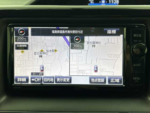 トヨタ エスクァイア Gi 福島県 2015(平27)年 6.5万km スパークリングブラックパールクリスタルシャイン /禁煙車//純正11インチフリップダウンモニター/【V11T-R62C】//クルーズコントロール//純正7インチナビ/・BT.CD.DVD.SD/・フルセグTV//バックカメラ//両側パワースライドドア//ビルトインETC//ドライブレコーダー（FR）//合皮シート/・前席シートヒーター//ステアリングスイッチ//プッシュスタート//スマートキー//LEDヘッドライト//フォグライト//純正15インチAW//夏タイヤ積み込み/【社外AW（195/65/15）】//純正ドアバイザー//社外フロアマット