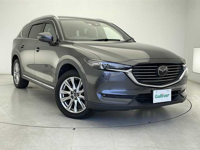 マツダ ＣＸ－８ XD Lパッケージ 千葉県 2018(平30)年 4.1万km マシーングレープレミアムM 純正メモリナビ/(CD DVD BT USB AUX TV)/バックカメラ　バックモニター/ETC/ドライブレコーダー/横滑り防止装置/衝突被害軽減システム/レーンキープアシスト/コーナーセンサー/追従機能付きクルーズコントロール/LEDライト/フォグランプ/ウィンカーミラー/純正19インチAW/ルーフレール/電動パーキングブレーキ/オートホールドスイッチ/ステアリングヒーター/シートヒーター/パワーシート/シートメモリ/後席サンシェード/プッシュスタート/スマートキー/スペアキー/取扱説明書/保証書