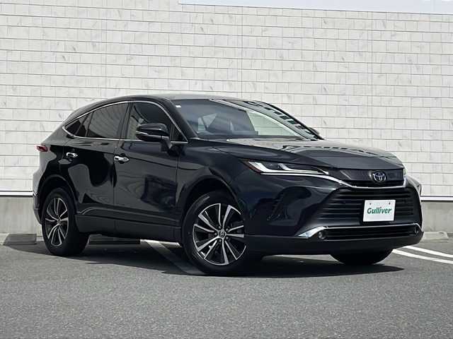 トヨタ ハリアー G 山形県 2020(令2)年 5.3万km プレシャスブラックパール 禁煙車/ワンオーナー/Toyota Safety Sense/・プリクラッシュセーフティ/・レーントレーシングアシスト/・レーダークルーズコントロール/・ロードサインアシスト/・発進遅れ告知機能/・プロアクティブドライビングアシスト/・ドライバー異常時対応システム/・オートマチックハイビーム/純正ディスプレイオーディオ(BT.USB.AppleCarPlay.MiraCast)/デジタルインナーミラー/ETC2.0/電動パーキングブレーキ/オートホールド/パワーバックドア/ナノイーエアコン/LEDヘッドライト/プッシュスタート/スマートキー/17インチ社外冬タイヤAW車載