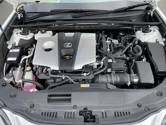 レクサス ＥＳ 300h Fスポーツ 岩手県 2021(令3)年 4.4万km ホワイトノーヴァガラスフレーク 純正SDナビ/フルセグTV/バックカメラ/ビルトインETC/ドライブレコーダー/レーダークルーズコントロール/衝突被害軽減ブレーキ/横滑り防止装置/パワーシート/シートヒーター/オートライト/LEDヘッドライト/フォグランプ/スマートキー/プッシュスタート/電動格納ミラー/純正19インチAW/純正フロアマット/純正ドアバイザー/保証書/取扱説明書