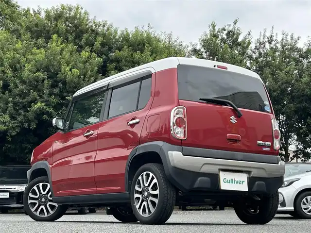 スズキ ハスラー Jスタイル Ⅱ 東京都 2016(平28)年 2.8万km フェニックスレッドパール/ホワイト2トーンルーフ ワンオーナー/純正全方位モニター付きナビ/・Bluetoothオーディオ/USBオーディオ/・Apple CarPlay/AndroidAuto/・DVD/フルセグTV/フェニックスレッドパール/ブラック2トーンルーフ/シートヒーター（前席）/デュアルカメラブレーキサポート/取扱説明書/保証書/スペアキー1本