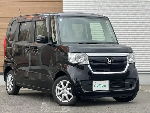 ホンダ Ｎ ＢＯＸ G ホンダセンシング 秋田県 2019(平31)年 2.8万km 黒 社外ナビ/４WD/フルセグ/スマートキー/バックカメラ/プッシュスタート/アイドリングストップ/前席シートヒーター/社外アルミ/社外フロアマット/純正ドアバイザー/ステアリングスイッチ/オートエアコン/パワーステアリング/パワーウィンドウ/電動格納ウィンカーミラー/保証書/取扱説明書/記録簿