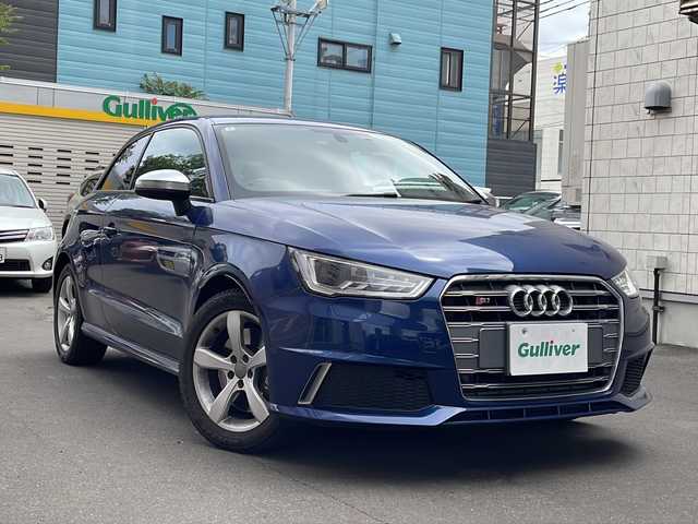 アウディ Ｓ１ 富山県 2016(平28)年 5.9万km スクーバブルーメタリック 4WD/純正ナビ/ドライブレコーダー(前後)/ETC/シートヒーター(前席)/ステアリングスイッチ/クリアランスリナー/横滑り防止/ドライブセレクト/純正フロアマット/オートライト/電格ミラー