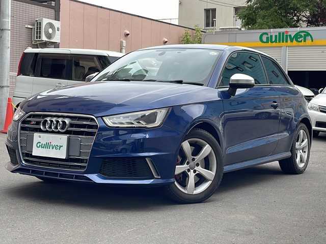 アウディ Ｓ１ 富山県 2016(平28)年 5.9万km スクーバブルーメタリック 4WD/純正ナビ/ドライブレコーダー(前後)/ETC/シートヒーター(前席)/ステアリングスイッチ/クリアランスリナー/横滑り防止/ドライブセレクト/純正フロアマット/オートライト/電格ミラー