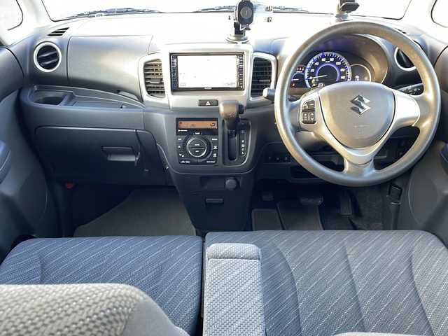 スズキ スペーシア X 徳島県 2015(平27)年 5.8万km フィズブルーパールメタリック ディーラーop7インチナビ/（Bluetooth/フルセグ/CD/DVD/SD/USB/ipod）/バックカメラ/デュアルカメラブレーキサポート/両側スライドドア/ハロゲンヘッドライト/オートライト/オートエアコン/車線逸脱警報/純正フロアマット/プッシュスタート/スマートキー