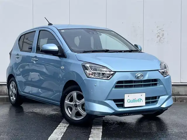 ダイハツ ミラ イース X リミテッド SAⅢ 三重県 2019(令1)年 1.8万km スカイブルーメタリック ナビ(Bluetooth/CD/地デジTV/AM/FM)/バックカメラ/ドライブレコーダー(前)/ETC/スマートアシスト3(衝突回避支援ブレーキ/衝突警報(対車両・歩行者)/車線逸脱警報/誤発進抑制制御/先行車発進お知らせ/オートハイビーム)/LEDヘッドランプ/電動格納ミラー/リモコンキー
