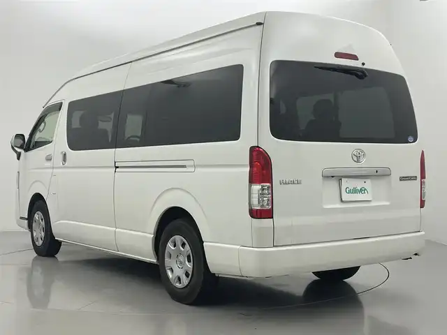 トヨタ ハイエース グランドキャビン 熊本県 2018(平30)年 3.8万km ホワイトパールクリスタルシャイン 社外ナビ（ＣＤ・ＤＶＤ・フルセグ・ＢＴ・ｉｐｏｄ・SD・ＵＳＢ）/バックカメラ/ミラ一体型ドライブレコーダー/ビルトインＥＴＣ　/片側パワースライドドア　/衝突軽減ブレーキ　/レーンキープアシスト　/横滑り防止　/純正フロアマット/オートライト　/オートマチックハイビーム/フォグライト/リモコンキー/スペアキー１本/保証書/取扱説明書
