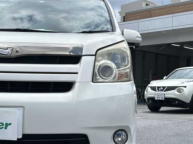 トヨタ ノア S Gエディション 沖縄県 2008(平20)年 14.9万km ホワイトパールクリスタルシャイン 社外ナビ　フルセグＴＶ　/バックカメラ　/社外ＥＴＣ　/レザー調シートカバー　/スマートキー