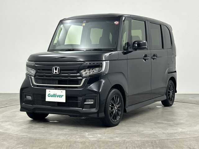 ホンダ Ｎ ＢＯＸ カスタム L スタイル+ブラック 三重県 2022(令4)年 1万km クリスタルブラックパール 禁煙車/純正ナビ/・フルセグ・CD・DVD・Bluetooth・USB・SD/バックカメラ/両側パワースライドドア/アダプティブクルーズコントロール/前席シートヒーター/ステアリングリモコン/電子パーキングブレーキ/LEDヘッドライト/オートハイビーム