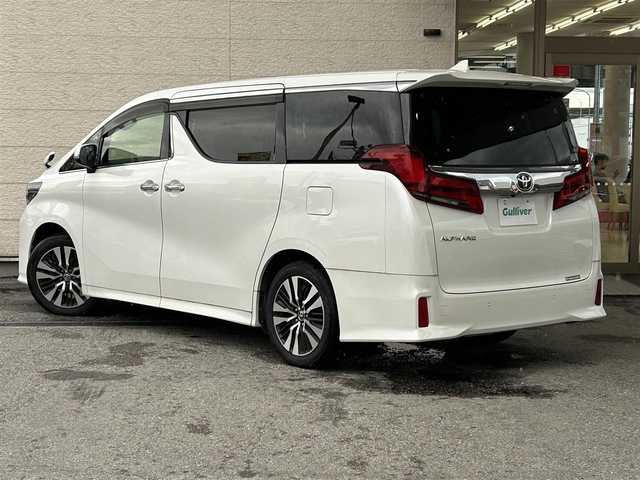 トヨタ アルファード S Cパッケージ 兵庫県 2018(平30)年 4.2万km ホワイトパールクリスタルシャイン 社外7インチナビ/10.1型アルパインFダウンモニター/(CD/DVD/BT/SD)/フルセグTV/ETC/バックカメラ/両側パワースライドドア/衝突軽減ブレーキ/コーナーセンサー/レーダークルーズコントロール/MTモード付AT/フルレザーシート/前席シートヒーター/前席エアーシート/パワーシート/パワーシートメモリ機能3/LEDヘッドライト/オートライト/オートハイビーム/フォグランプ/オートリトラミラー/スマートキー/ステアリングヒーター/ステアリングリモコン/革巻きステアリング