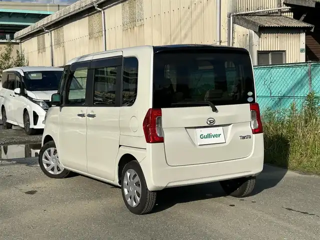 ダイハツ タント X ターボ スマートセレ SN 福岡県 2014(平26)年 8.2万km パールホワイトⅢ 純正型SDナビ(ワンセグTV/CD/DVD/BT)/バックモニター/片側パワスラ/フォグランプ/HDMI/USBポート/スマートキー/スマートキー