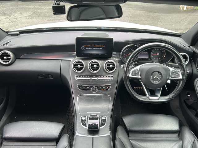 メルセデス・ベンツ Ｃ１８０ アバンギャルド AMGライン 宮崎県 2014(平26)年 14.4万km ポーラホワイト SDナ（FM/Bluetooth/フルセグTV/）/バックカメラ/ETC/前後ドライブレコーダー/前席シートヒーター/前席パワーシート/カーテシーランプ