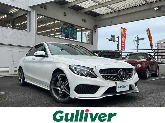 メルセデス・ベンツ Ｃ１８０ アバンギャルド AMGライン 宮崎県 2014(平26)年 14.4万km ポーラホワイト SDナ（FM/Bluetooth/フルセグTV/）/バックカメラ/ETC/前後ドライブレコーダー/前席シートヒーター/前席パワーシート/カーテシーランプ