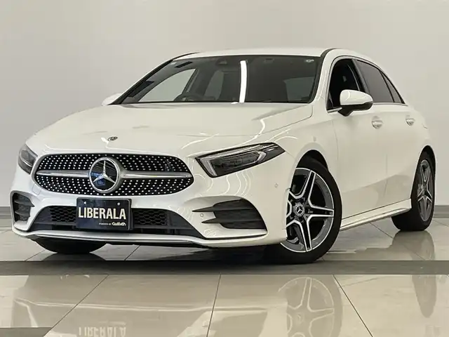メルセデス・ベンツ Ａ１８０ スタイル AMGライン 岡山県 2018(平30)年 2.5万km ポーラホワイト 純正ナビ/Rカメラ/USB/フルセグTV/ACC/インテリジェントライトシステム/アクティブレーンキーピング/アクティブブレーキ/アテンションアシスト/BSA/レーンチェンジアシスト/ロケイターライティング/オートライト/AHB/ドラレコ（F）/シートヒーター（D/N）
