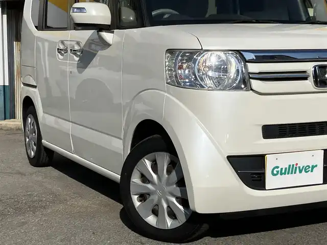 ホンダ Ｎ ＢＯＸ G Lパッケージ 三重県 2016(平28)年 8.8万km プレミアムホワイトパールⅡ ♪ワンオーナー/♪車検 令和9年11月29日迄/社外ナビ/　・ＴＶ/　・ＣＤ/SD再生/　・ラジオ/　・バックカメラ/スマートキー/プッシュスタート/パワースライドドア/ビルトインETC/後席サンシェード付き/ステアリングスイッチ/電動格納ミラー/ウィンカーミラー/フロアマット/ライトレベリング/プライバシーガラス/横滑り防止機能