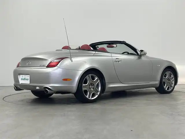 レクサス ＳＣ 430 埼玉県 2006(平18)年 5.4万km コスモシルバー メーカーナビ　マークレビンソンプレミアムサウンド　赤レザーシート ワンオーナー シートヒーター パワーシート シートメモリー キセノンヘッドライト クルーズコントロール AFS ドラレコ