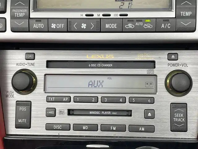 レクサス ＳＣ 430 埼玉県 2006(平18)年 5.4万km コスモシルバー メーカーナビ　マークレビンソンプレミアムサウンド　赤レザーシート ワンオーナー シートヒーター パワーシート シートメモリー キセノンヘッドライト クルーズコントロール AFS ドラレコ