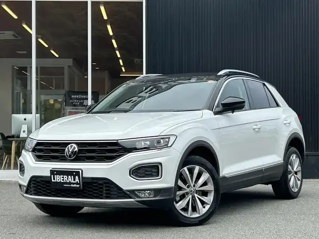 フォルクスワーゲン ＶＷ Ｔ－ロック TDI スタイル デザインPKG 福岡県 2021(令3)年 6.6万km ピュアホワイト 純正ナビ/(BT/USB)/Apple car play/AndroidAuto/Mirror Link/バックカメラ/ETC2.0/ACC/BSM/フロントアシスト/レーンアシスト/オートホールド/革巻きステアリング/パドルシフト/ステアリングスイッチ/LEDヘッドライト/オートライト/フォグライト前後/電動リヤゲート/純正フロアマット/純正17AW