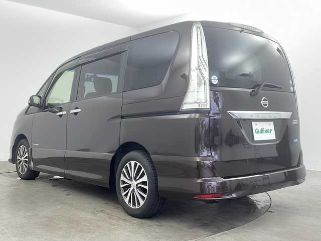 日産 セレナ HWS S HV Vセレ +Sefty Aセーフ 大阪府 2015(平27)年 3.9万km インペリアルアンバーP ・純正ナビ&TV&CD&BT&DVD&SD/・ビルドインETC/・純正フリップダウンモニター/・クルーズコントロール/・全方位カメラ/・前後ドライブレコーダー/・前後コーナーセンサー/・純正16インチアルミホイール/・両側パワースライドドア/・純正フロアマット/・LEDオートライト/・横滑り防止装置/・盗難防止装置/・エマージェンシーブレーキ/・アイドリングストップ/・スマートキー/・プッシュスタート