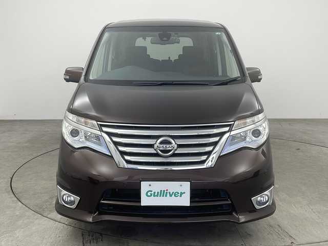 日産 セレナ HWS S HV Vセレ +Sefty Aセーフ 大阪府 2015(平27)年 3.9万km インペリアルアンバーP ・純正ナビ&TV&CD&BT&DVD&SD/・ビルドインETC/・純正フリップダウンモニター/・クルーズコントロール/・全方位カメラ/・前後ドライブレコーダー/・前後コーナーセンサー/・純正16インチアルミホイール/・両側パワースライドドア/・純正フロアマット/・LEDオートライト/・横滑り防止装置/・盗難防止装置/・エマージェンシーブレーキ/・アイドリングストップ/・スマートキー/・プッシュスタート
