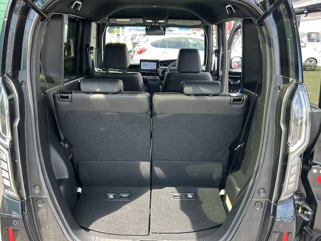 ホンダ Ｎ ＢＯＸ カスタム L ターボ 茨城県 2022(令4)年 1.6万km ミッドナイトブルービームM 純正8インチナビ（Bluetooth接続/AM/FM/USB/AndroidAuto/フルセグTV/CD/DVD）/バックカメラ/スマートキー/クルーズコントロール/両側パワースライドドア/前後ドライブレコーダー/前後コーナーセンサー/レーンキープアシスト/純正フロアマット/横滑り防止装置/衝突被害軽減システム/オートライト