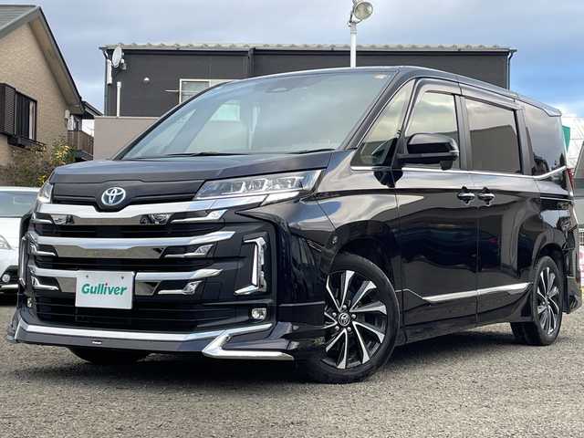 トヨタ ノア ハイブリッド S－Z 宮城県 2024(令6)年 3.5万km スパークリングブラックパールクリスタルシャイン ワンオーナー/快適利便パッケージ/モデリスタフルエアロ/純正ナビ/ＣＤ／ＤＶＤ／ＦＭ／ＡＭ／Ｂｌｕｅｔｏｏｔｈ／ＵＳＢ/Ｍｉｒａｃａｓｔ/レーダークルーズコントロール/ブラインドスポットモニター/ヘッドアップディスプレイ/ブレーキホールド/横滑り防止装置/オートハイビーム/ハンドルヒーター/nanoe-X/デジタルインナーミラー/純正フリップダウンモニター/純正ドラレコ前後/純正フロアマット/前席シートヒーター/パワーバックドア/ETC2.0