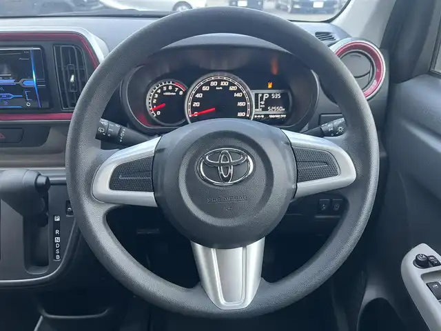 トヨタ パッソ モーダ　S 秋田県 2016(平28)年 5.3万km パールホワイトⅢ ４WD/寒冷地仕様/スマートアシスト２/衝突回避支援ブレーキ/誤発進抑制機能/車線逸脱警報/先行車発進お知らせ機能/アイドリングストップ/横滑り防止装置/運転席シートヒーター/LEDヘッドライト/カロッツェリアオーディオ・CD再生・USB・AUX接続・AMFMチューナー/オートエアコン/フロントベンチシート/ドアミラーウインカー/社外14インチアルミホイール/純正フロアマット/ドアバイザー