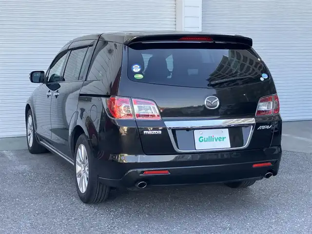 マツダ ＭＰＶ 23S 高知県 2009(平21)年 5.7万km スパークリングブラックマイカ 純正ナビ/　Bluetooth/ワンセグ/　CD/DVD/AM/FM/バックカメラ/ETC/ドライブレコーダー/リモコンキー/両側パワースライドドア/純正フロアマット/純正17インチアルミホイール/HIDヘッドライト/3列目シート/MTモード付AT/横滑り防止装置/運転席・助手席エアバック/盗難防止装置